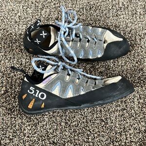 5.10 rock climbing shoes